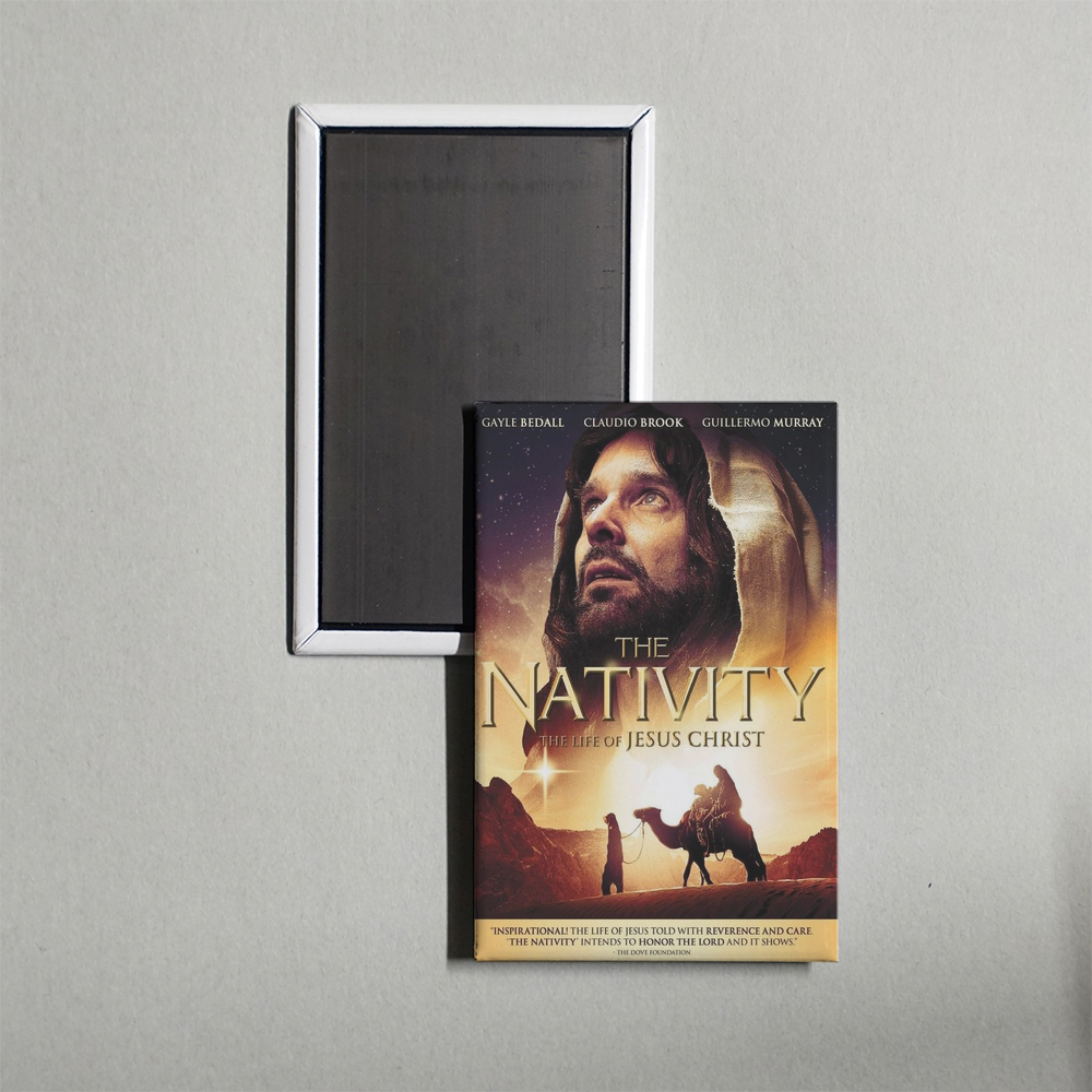 The Nativity The Life of Jesus Christ Mini Movie Fridge Magnet