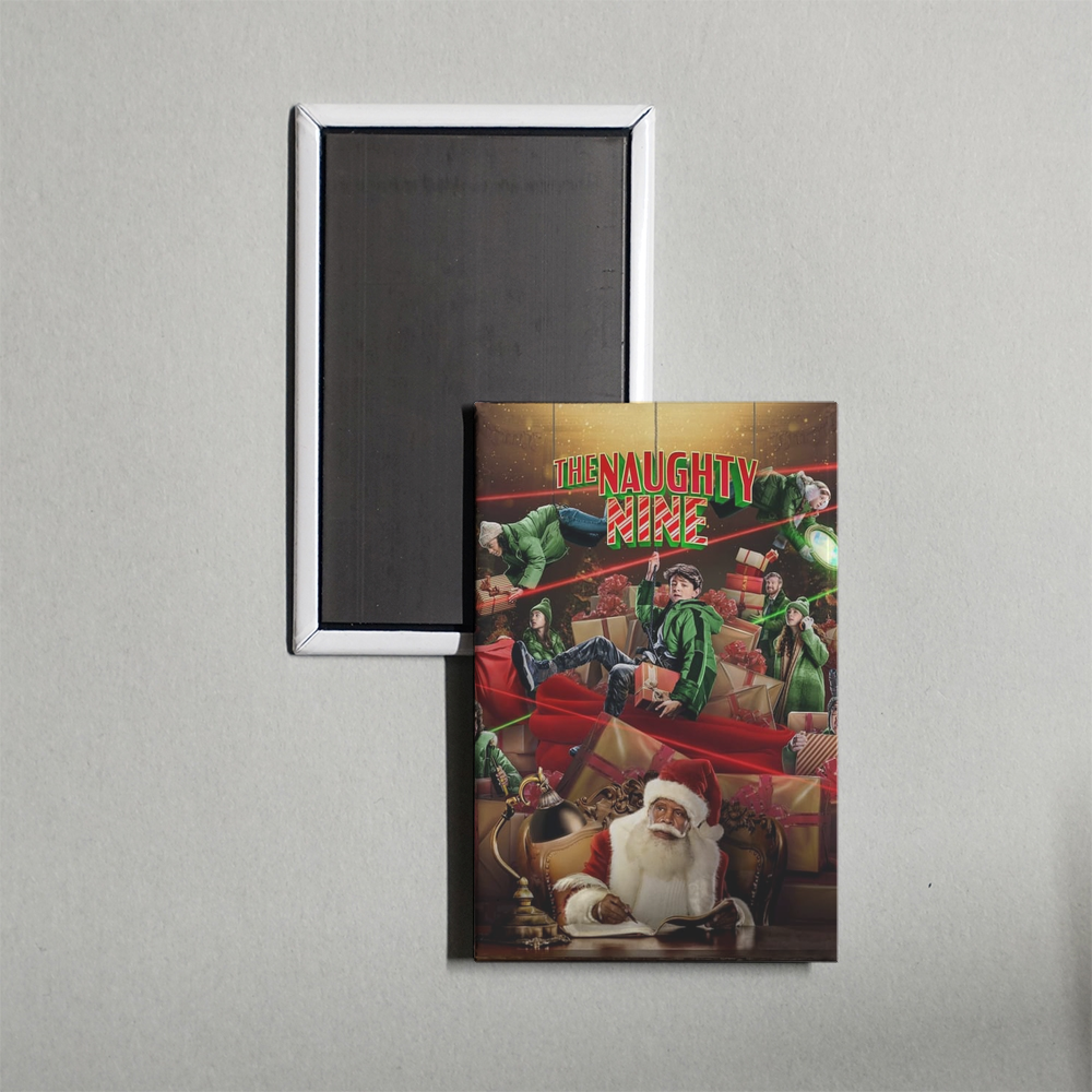 The Naughty Nine Mini Movie Fridge Magnet