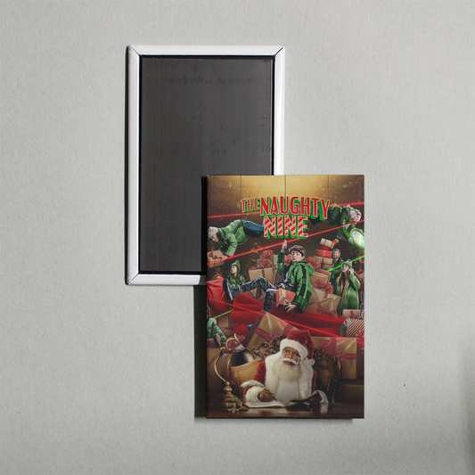 The Naughty Nine Mini Movie Fridge Magnet