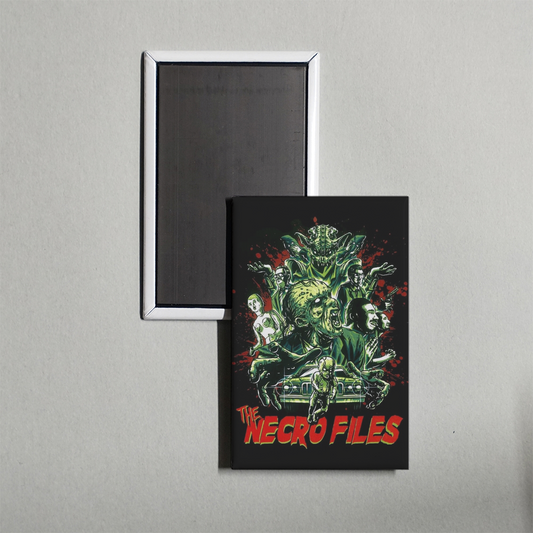 The Necro Files Mini Movie Fridge Magnet