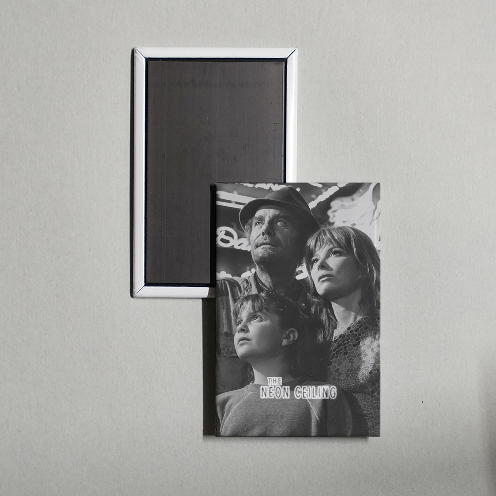 The Neon Ceiling Mini Movie Fridge Magnet