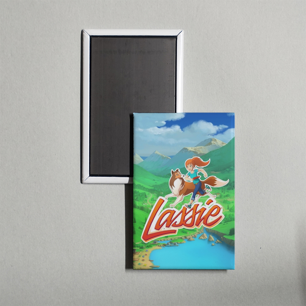 The New Adventures of Lassie TV Show Fridge Magnet