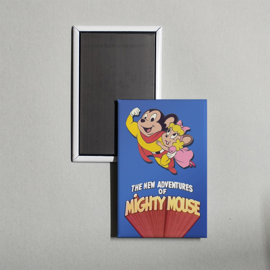 The New Adventures of Mighty Mouse and Heckle & Jeckle TV Show Fridge Magnet