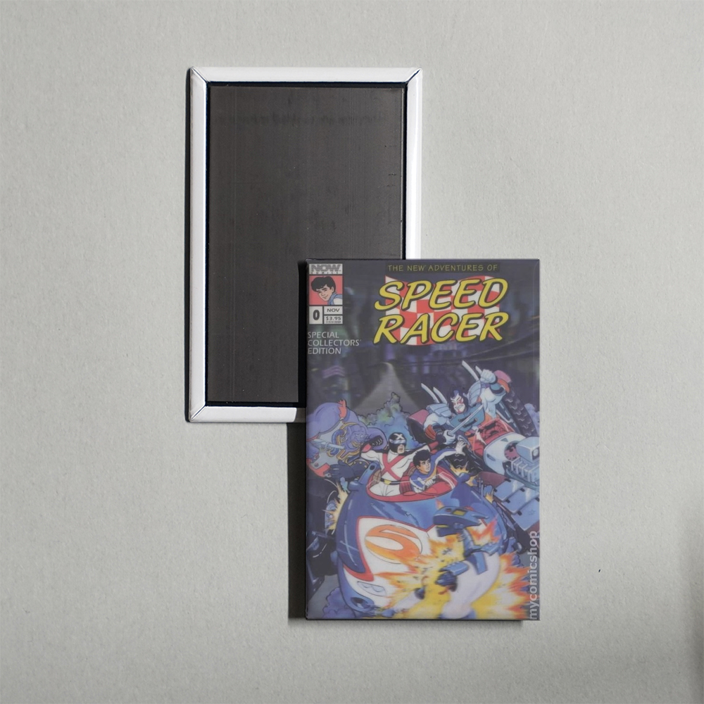 The New Adventures of Speed Racer TV Show Fridge Magnet