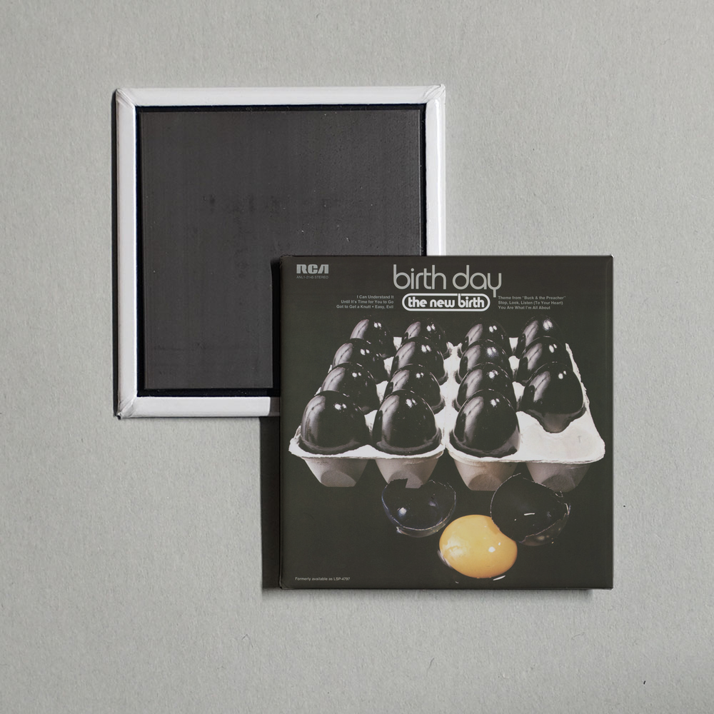 The New Birth - Birth Day Album Cover Fridge Magnet