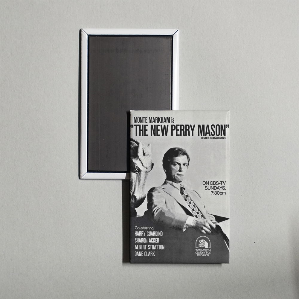 The New Perry Mason TV Show Fridge Magnet