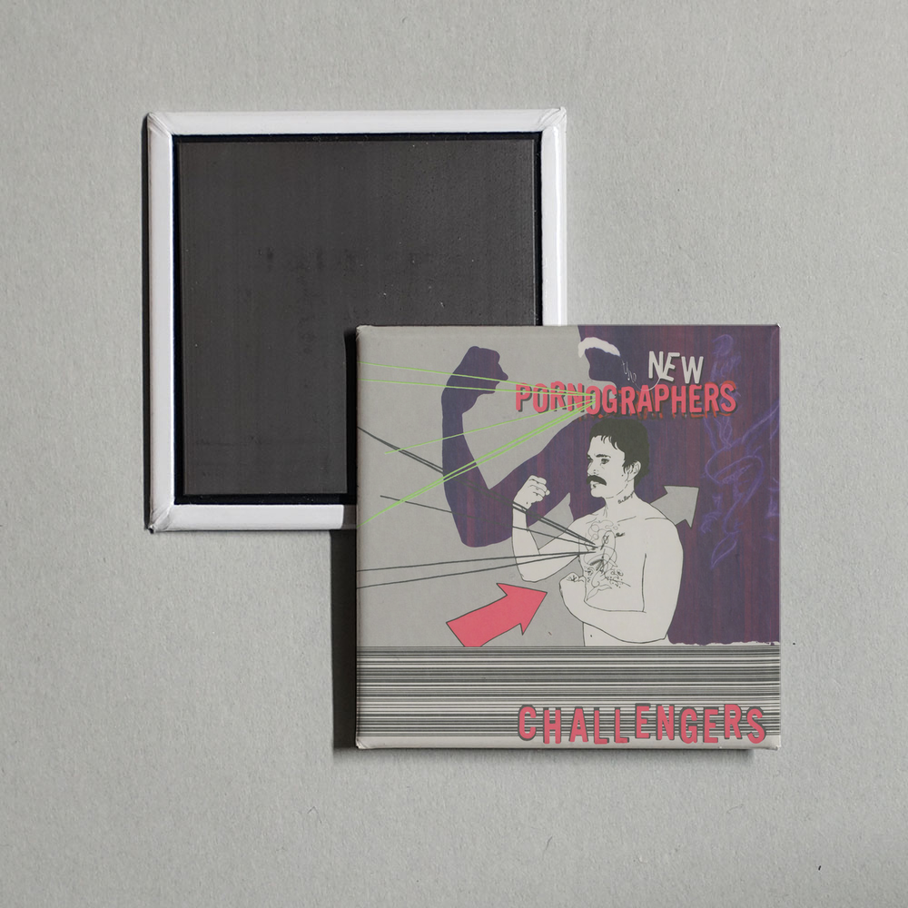The New Pornographers - Challengers Album Cover Fridge Magnet