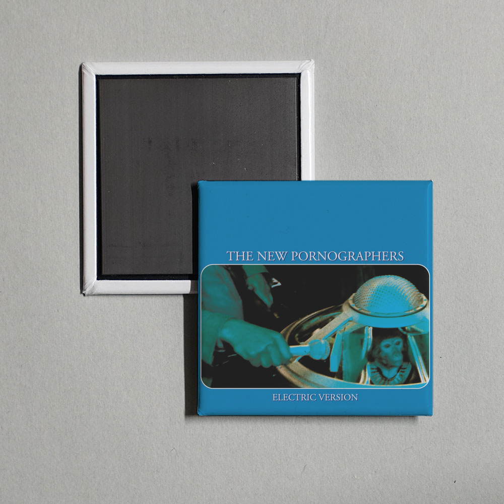 The New Pornographers - Electric Version Album Cover Fridge Magnet