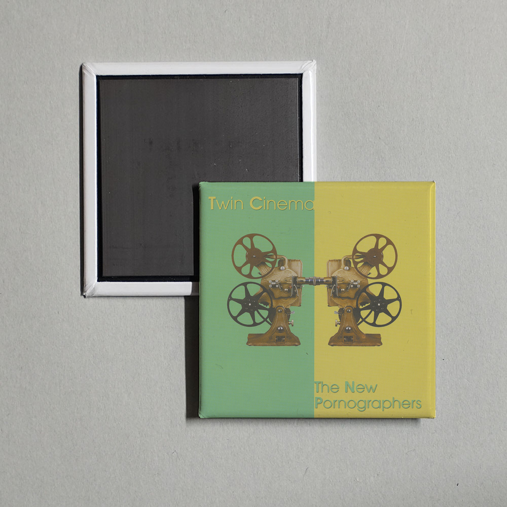 The New Pornographers - Twin Cinema Album Cover Fridge Magnet