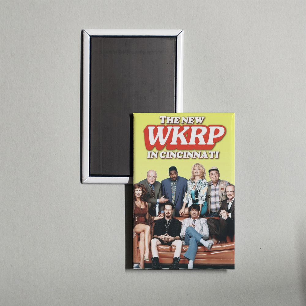 The New WKRP in Cincinnati TV Show Fridge Magnet
