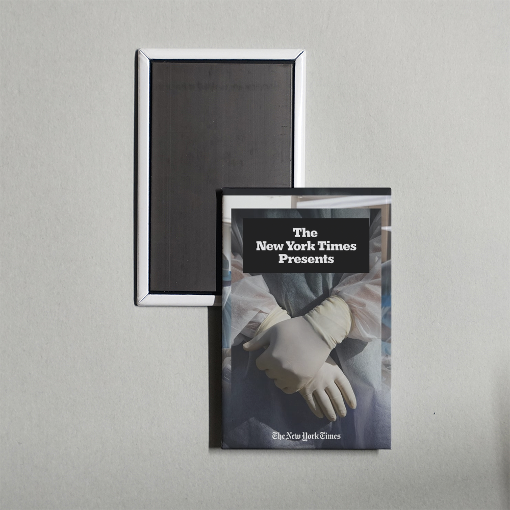 The New York Times Presents TV Show Fridge Magnet