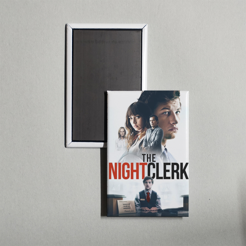The Night Clerk Mini Movie Fridge Magnet