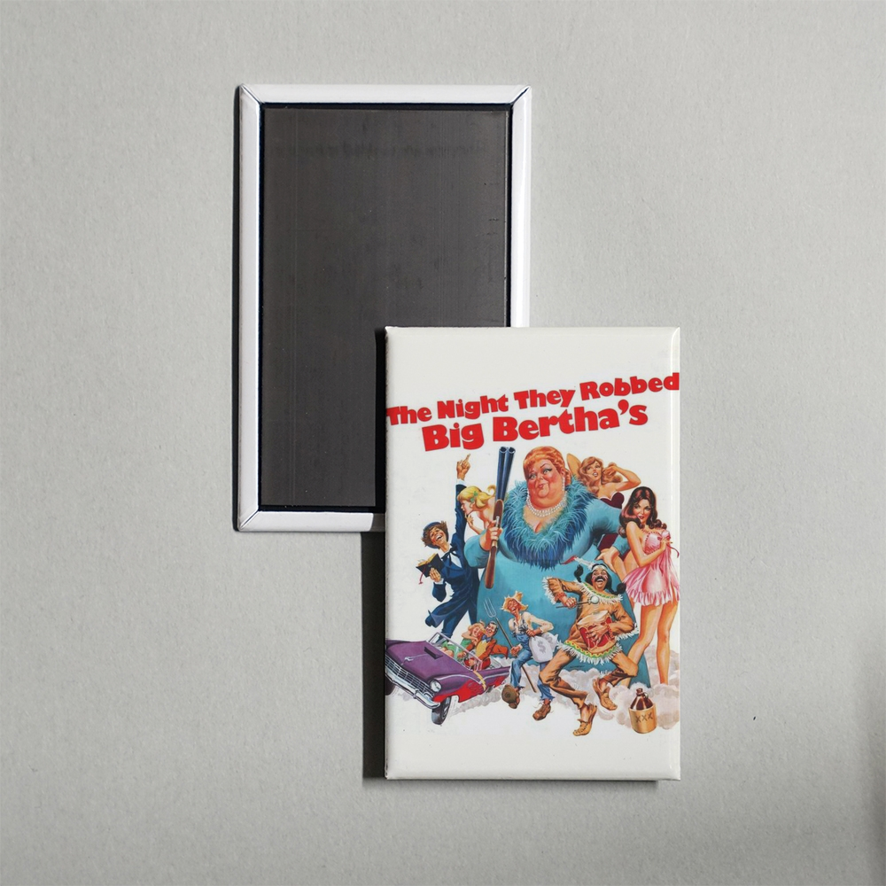 The Night They Robbed Big Bertha's Mini Movie Fridge Magnet