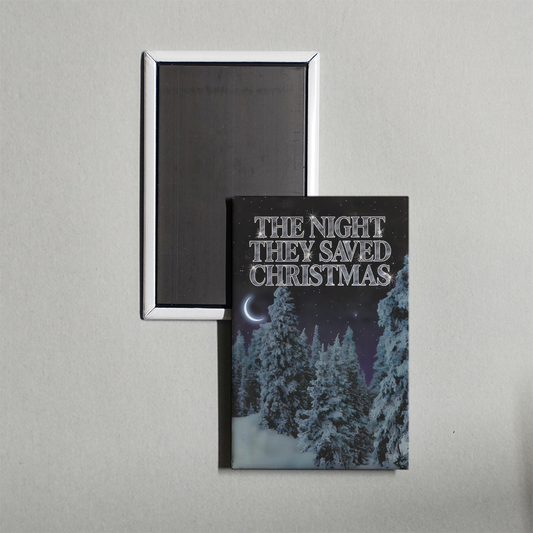 The Night They Saved Christmas Mini Movie Fridge Magnet