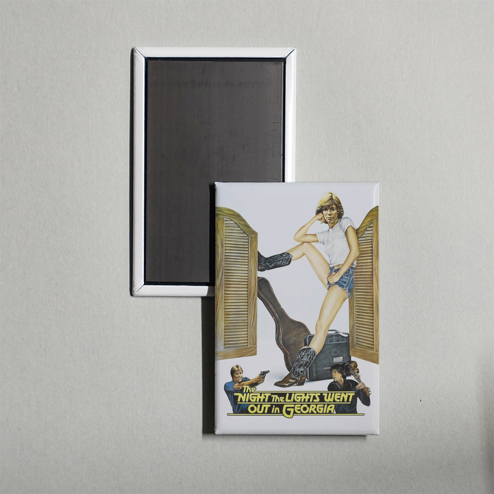 The Night the Lights Went Out in Georgia Mini Movie Fridge Magnet