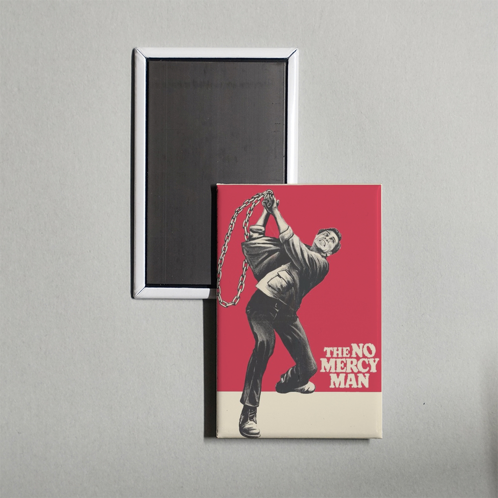 The No Mercy Man Mini Movie Fridge Magnet