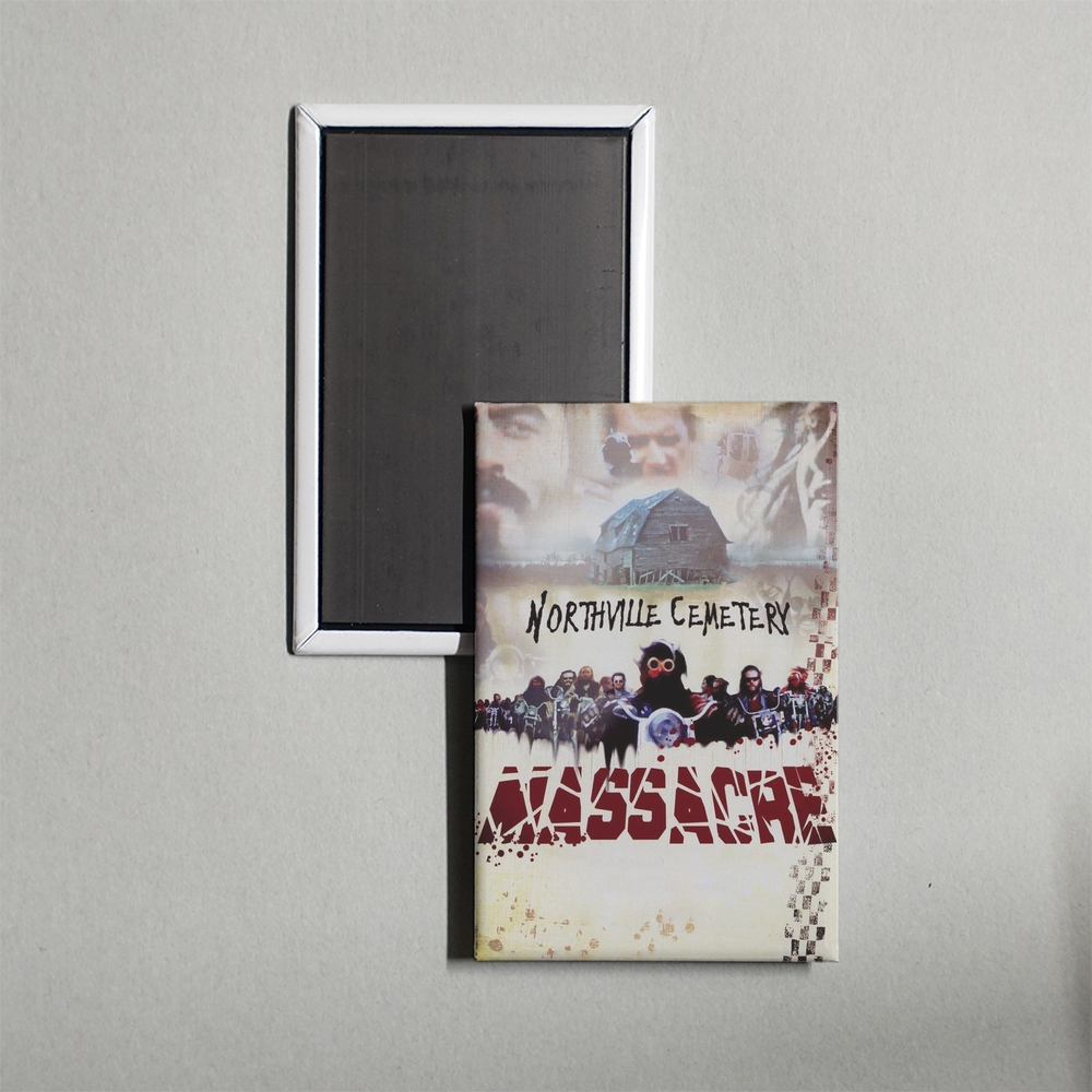 The Northville Cemetery Massacre Mini Movie Fridge Magnet