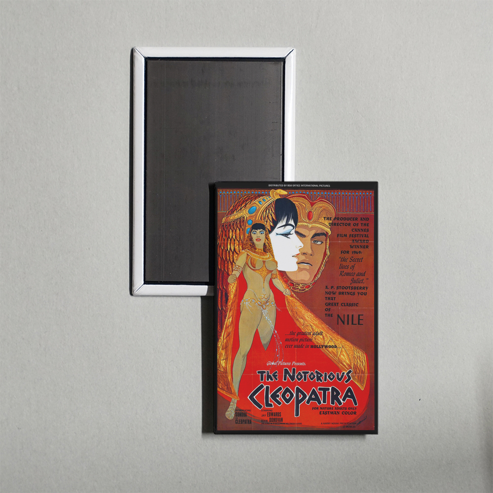 The Notorious Cleopatra Mini Movie Fridge Magnet