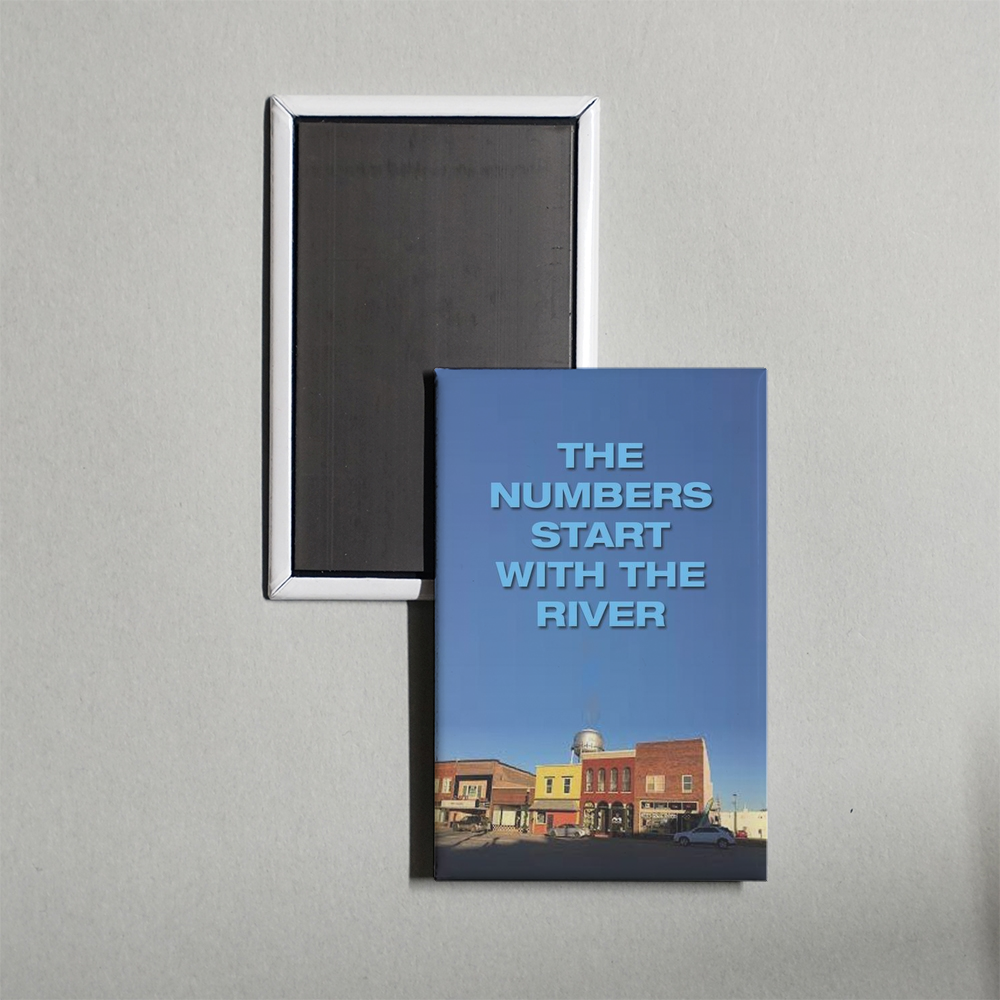 The Numbers Start with the River Mini Movie Fridge Magnet