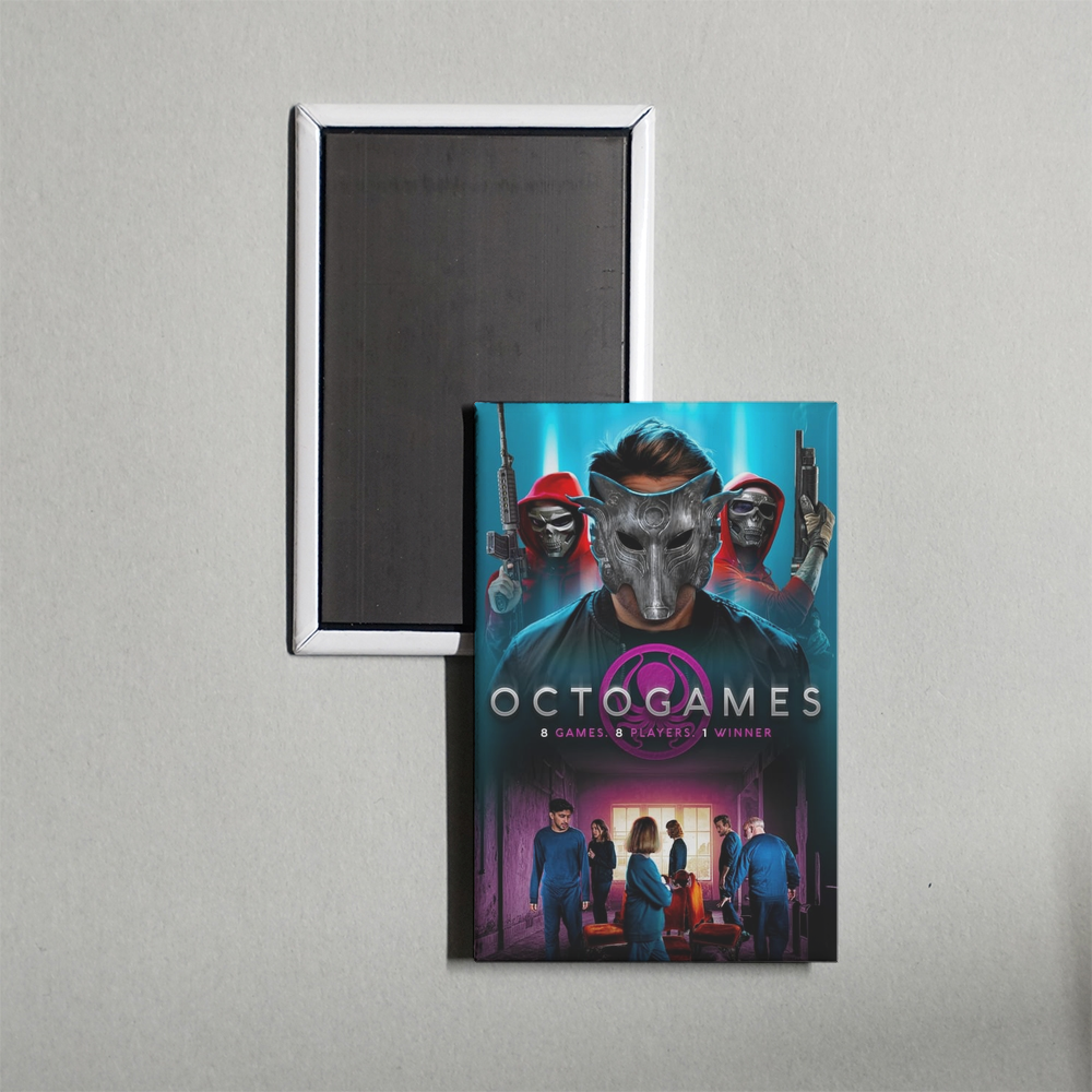 The OctoGames Mini Movie Fridge Magnet