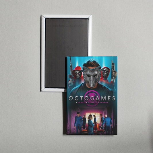 The OctoGames Mini Movie Fridge Magnet