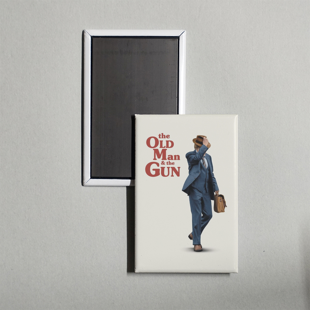 The Old Man & the Gun Mini Movie Fridge Magnet