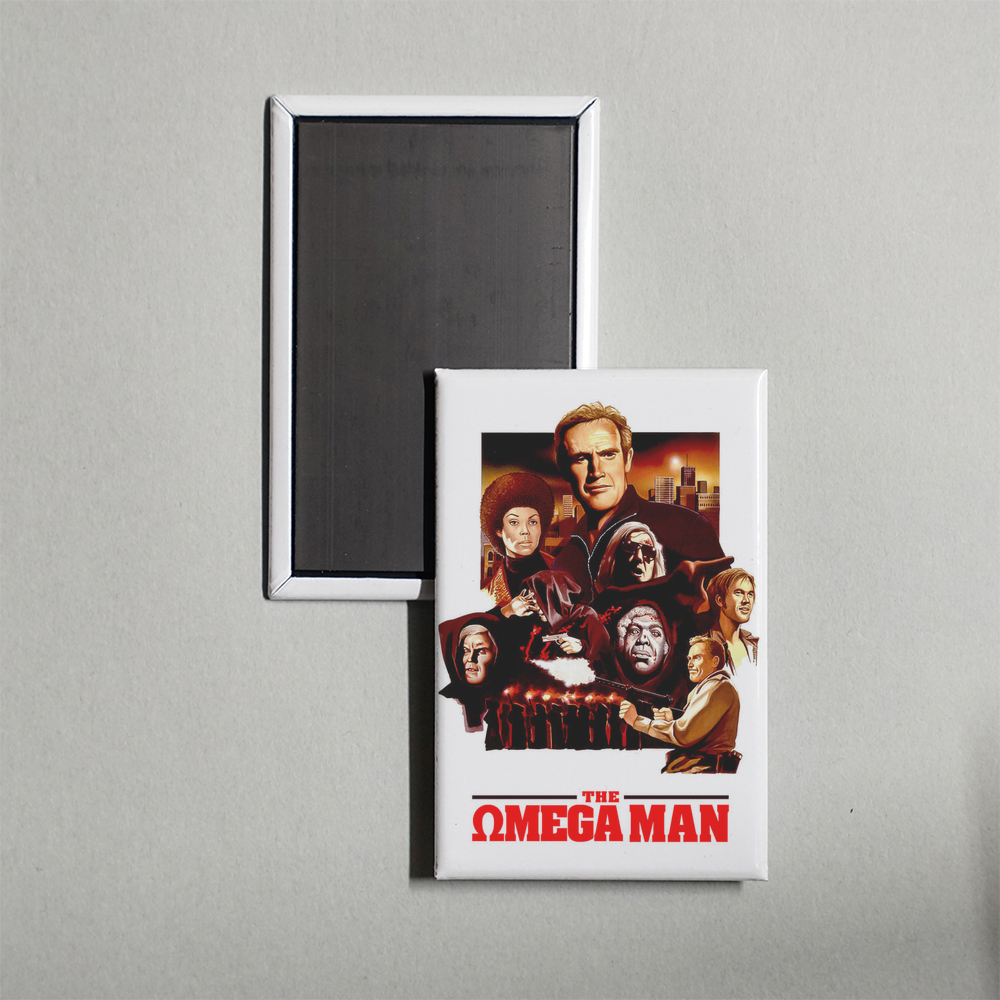 The Omega Man Mini Movie Fridge Magnet