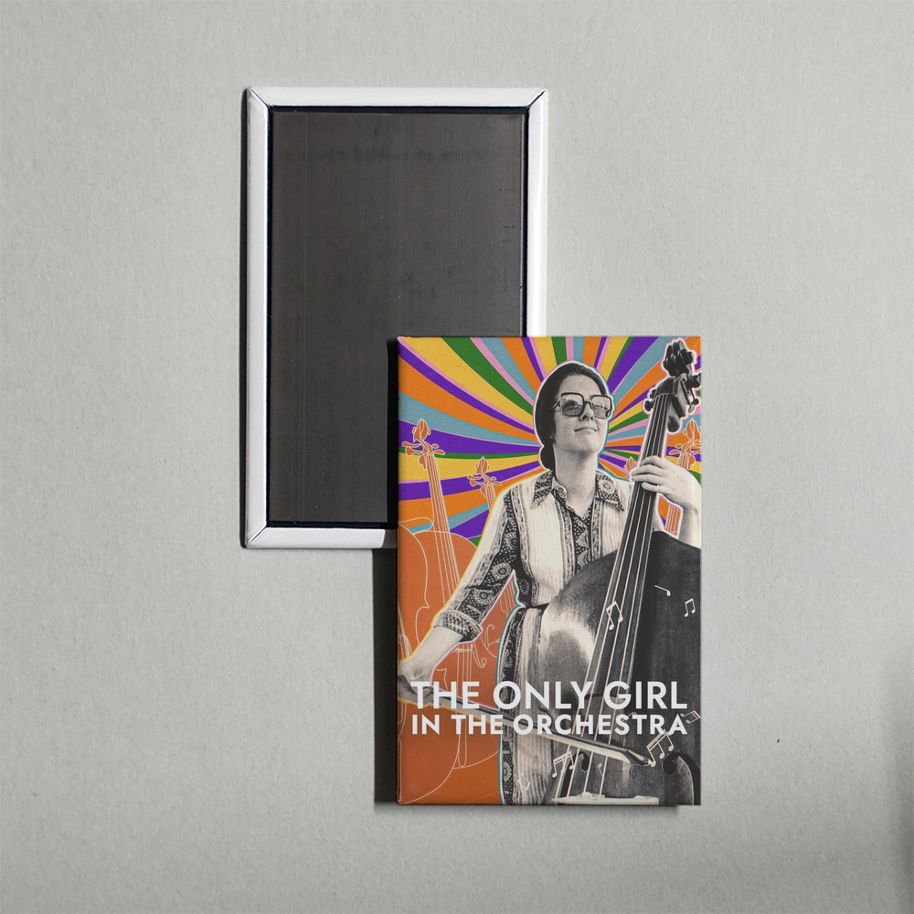 The Only Girl in the Orchestra Mini Movie Fridge Magnet