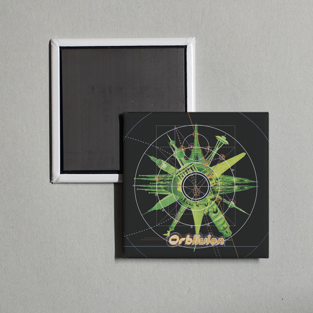 The Orb - Orblivion Album Cover Fridge Magnet
