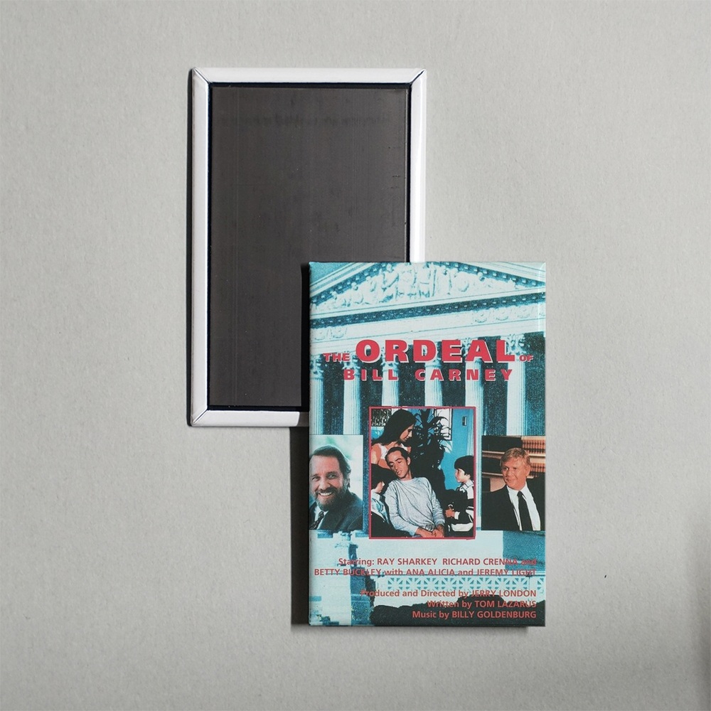The Ordeal of Bill Carney Mini Movie Fridge Magnet