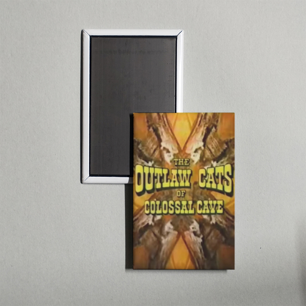 The Outlaw Cats of Colossal Cave Mini Movie Fridge Magnet