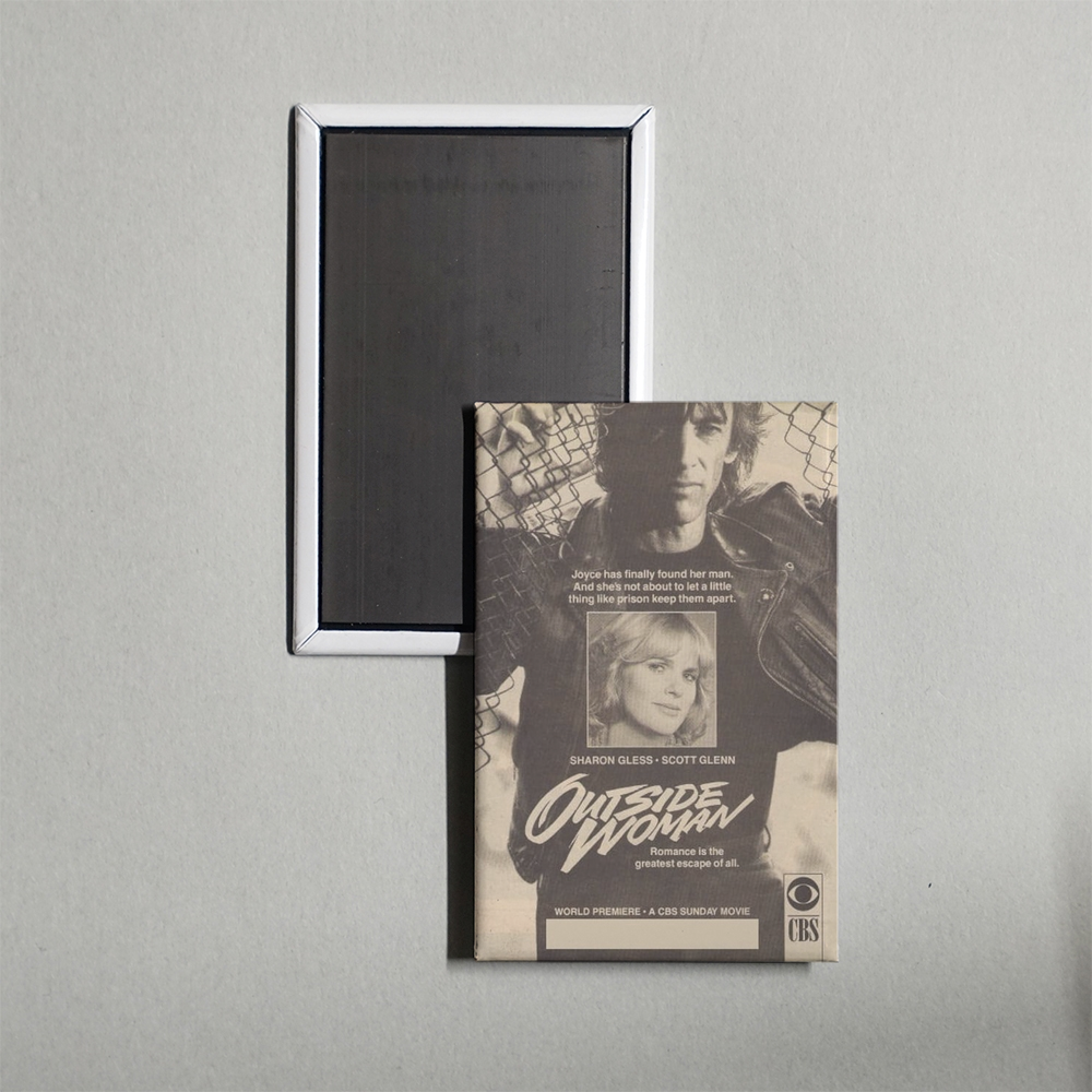 The Outside Woman Mini Movie Fridge Magnet