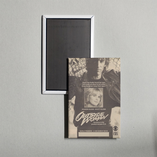 The Outside Woman Mini Movie Fridge Magnet