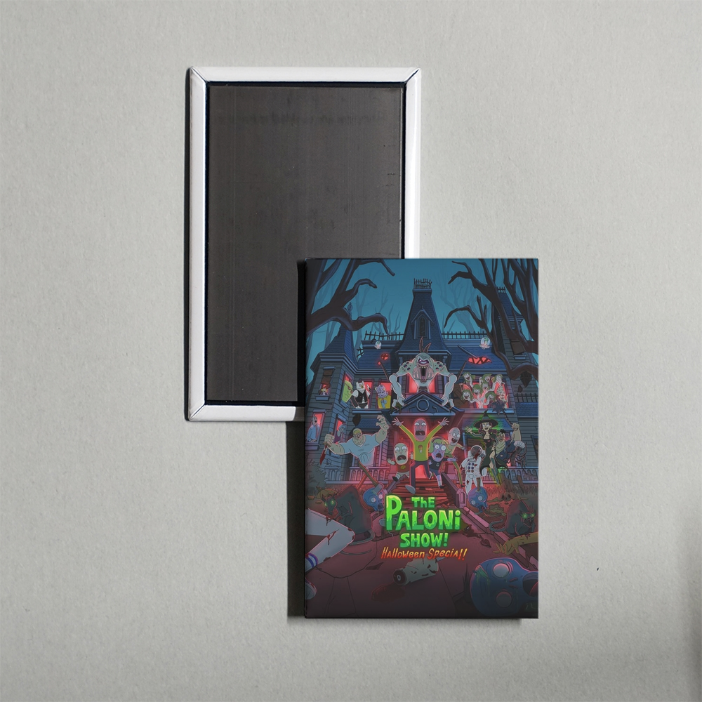 The Paloni Show! Halloween Special! Mini Movie Fridge Magnet