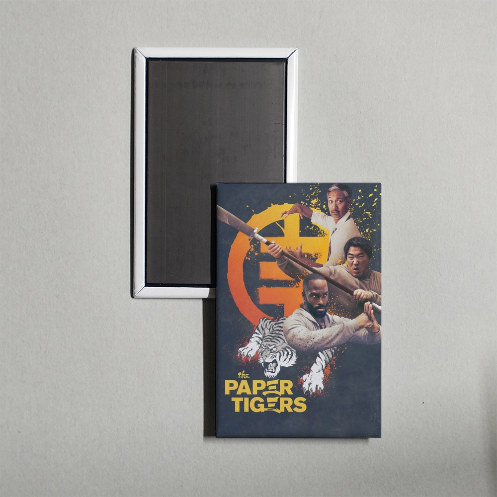 The Paper Tigers Mini Movie Fridge Magnet