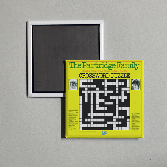 The Partridge Family - Crossword Puzzle Album Cover Fridge Magnet