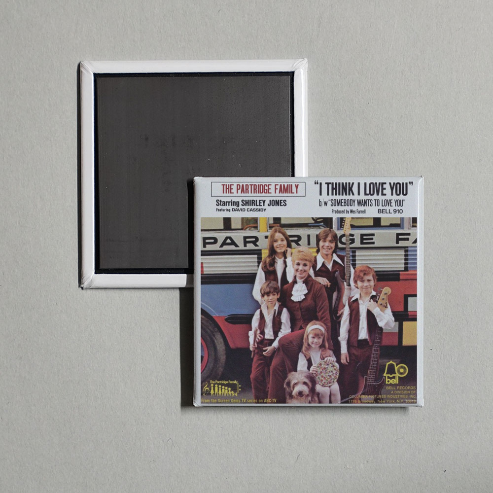 The Partridge Family - I Think I Love You Album Cover Fridge Magnet