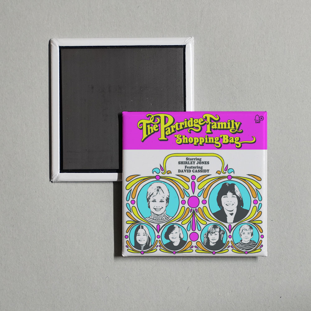 The Partridge Family - Shopping Bag Album Cover Fridge Magnet