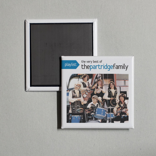 The Partridge Family - The Very Best Of The Partridge Family Album Cover Fridge Magnet