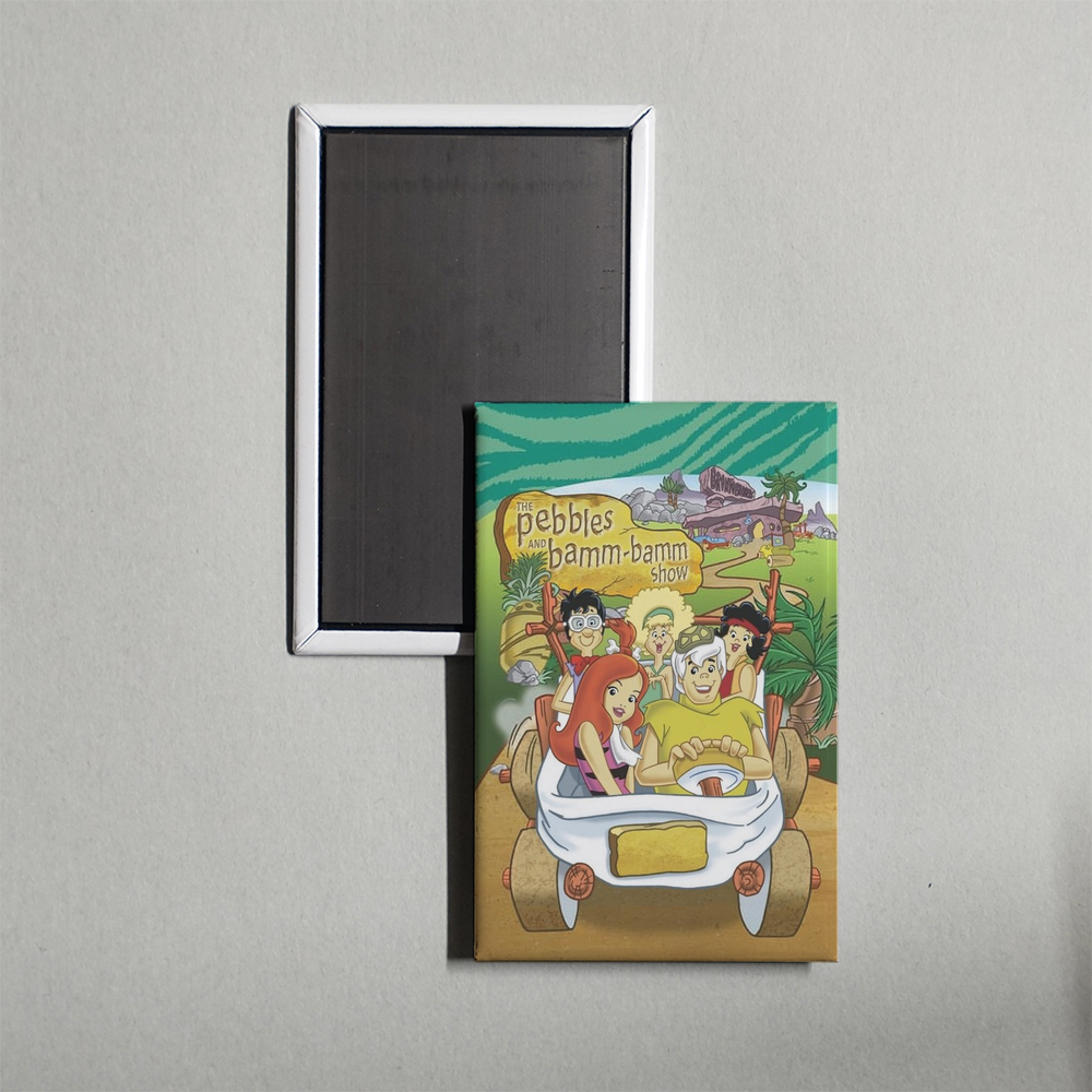 The Pebbles and Bamm-Bamm Show TV Show Fridge Magnet