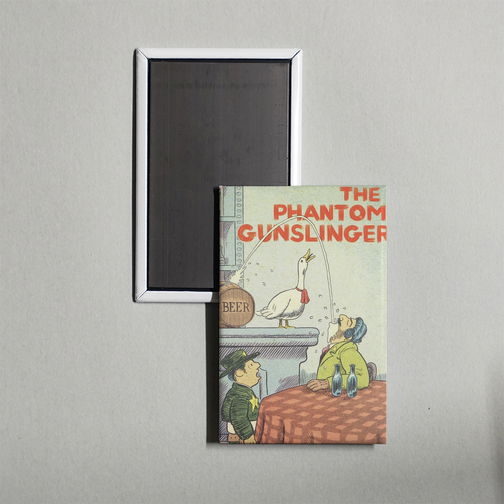 The Phantom Gunslinger Mini Movie Fridge Magnet