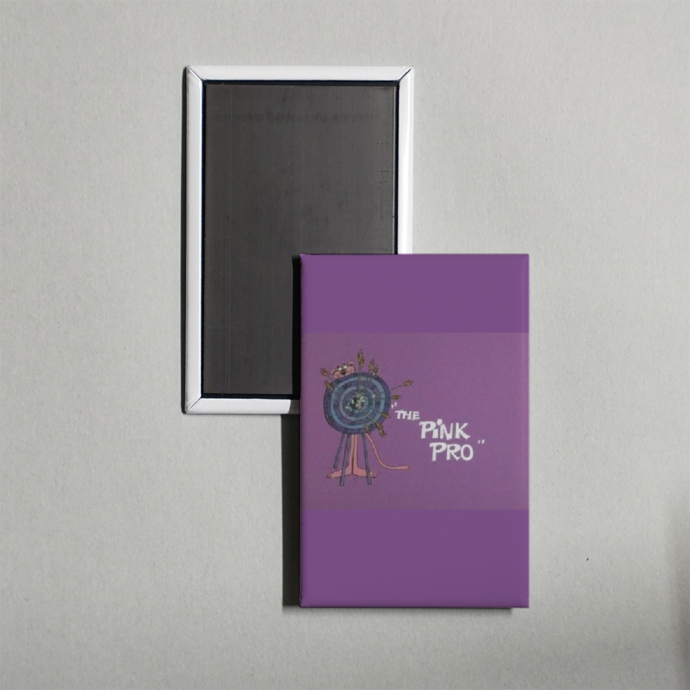 The Pink Pro Mini Movie Fridge Magnet