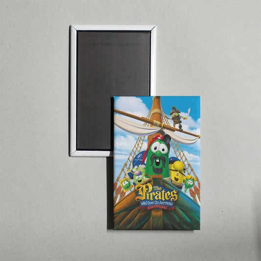 The Pirates Who Don't Do Anything A VeggieTales Movie Mini Movie Fridge Magnet