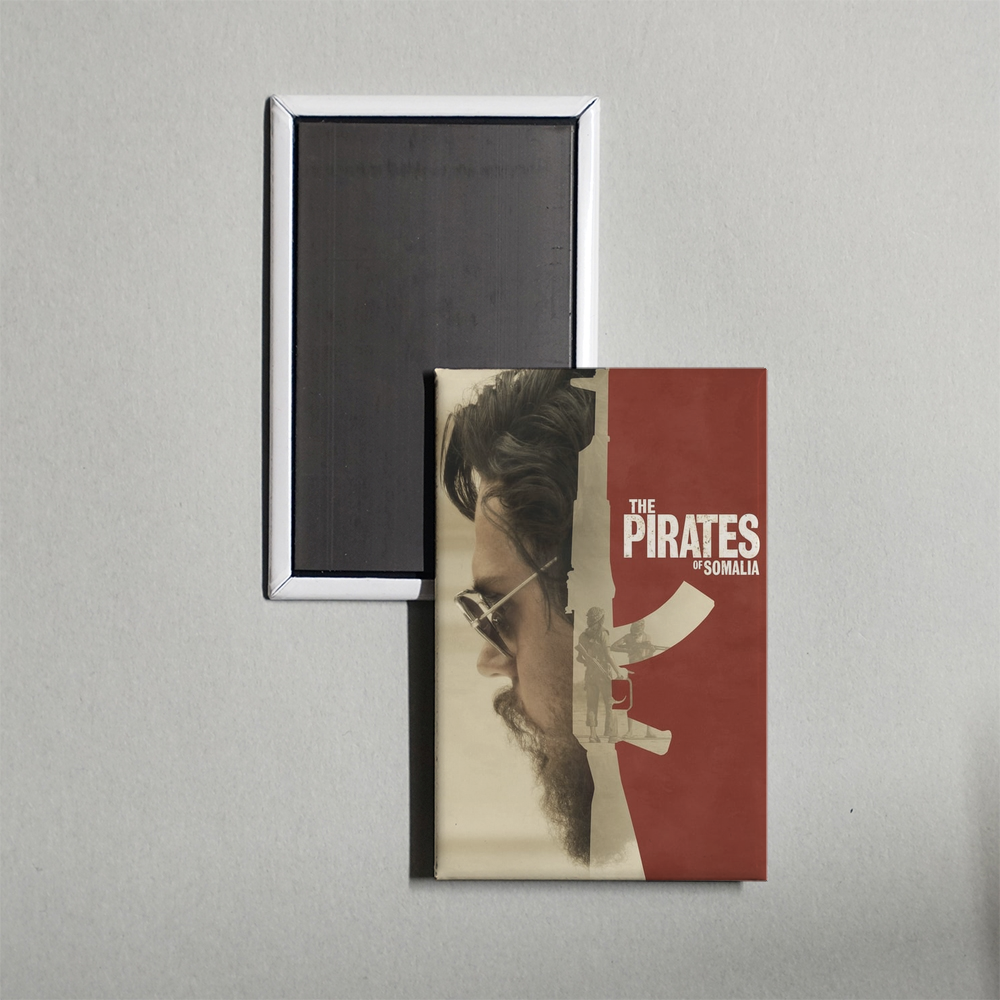 The Pirates of Somalia Mini Movie Fridge Magnet