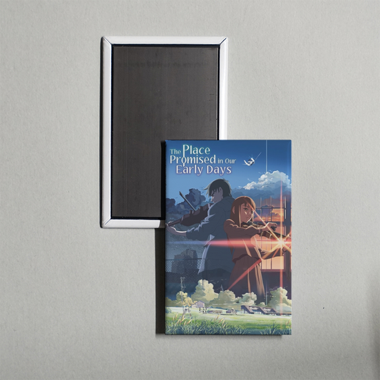The Place Promised in Our Early Days Mini Movie Fridge Magnet