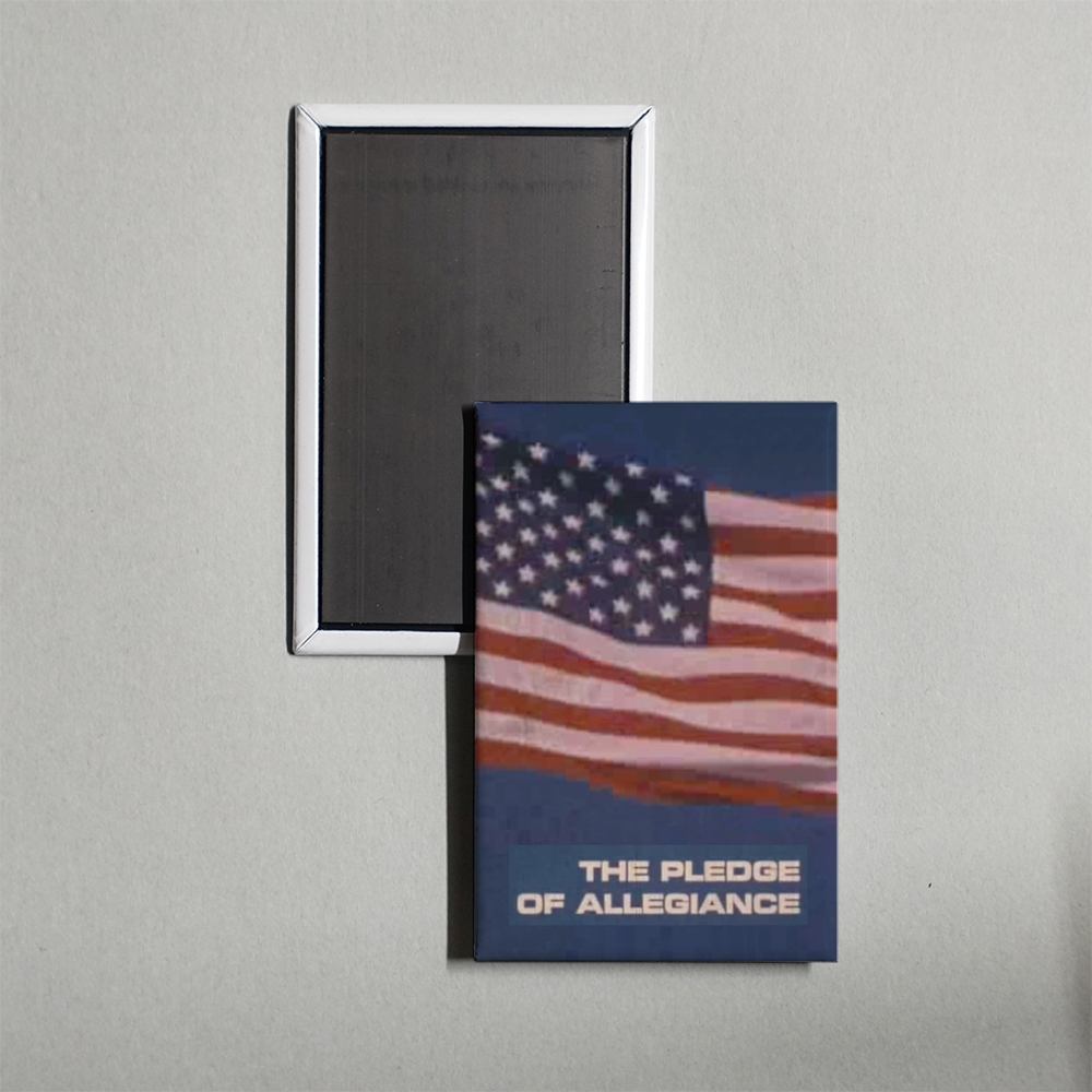 The Pledge of Allegiance Mini Movie Fridge Magnet