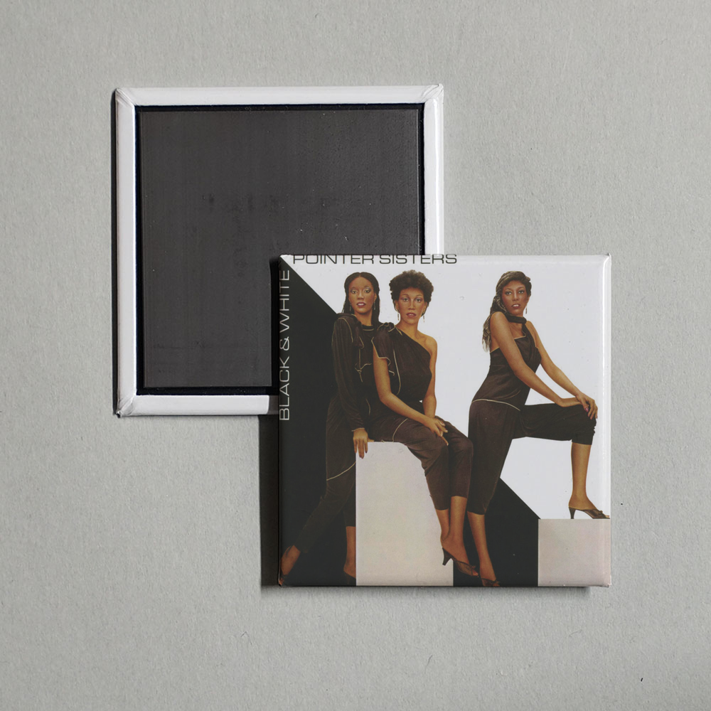 The Pointer Sisters - Black & White (Expanded Edition) Album Cover Fridge Magnet