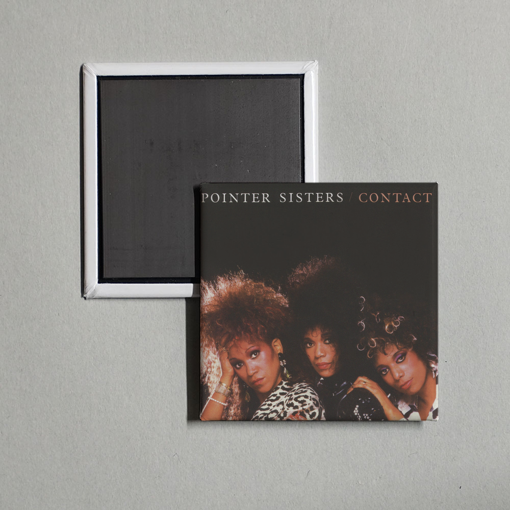 The Pointer Sisters - Contact Album Cover Fridge Magnet