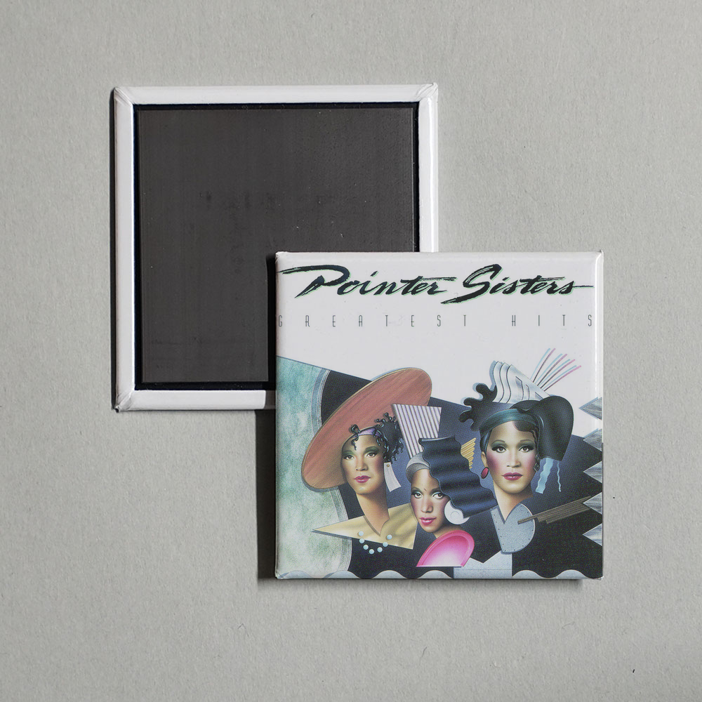 The Pointer Sisters - Greatest Hits Album Cover Fridge Magnet