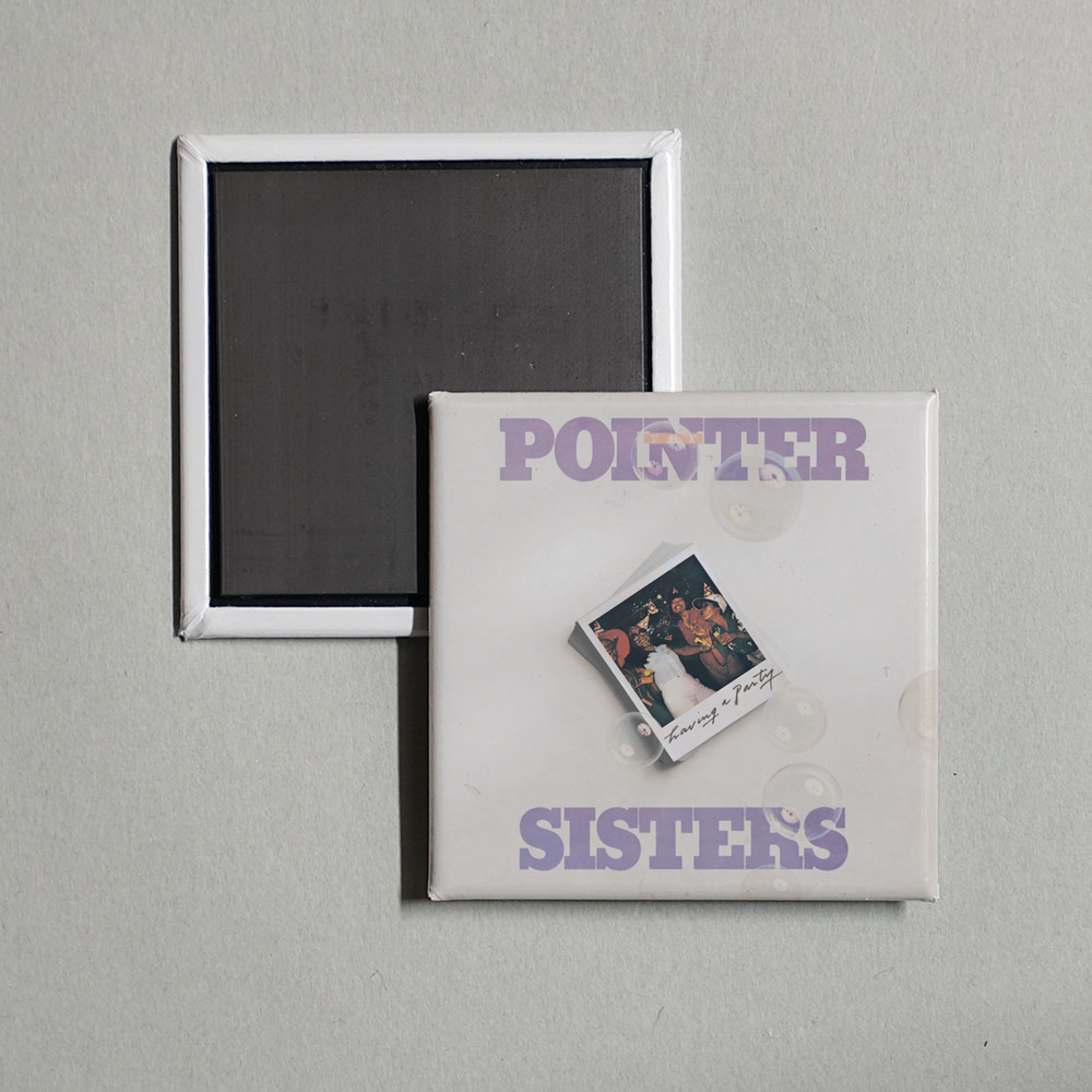 The Pointer Sisters - Having A Party Album Cover Fridge Magnet